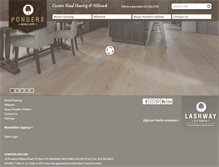 Tablet Screenshot of pondershollow.com